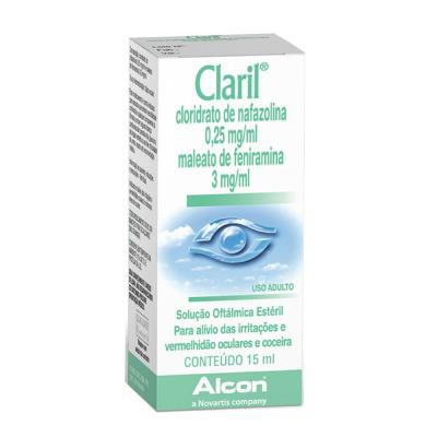 Claril 0,25 + 3mg Colírio Gotejador 15ml